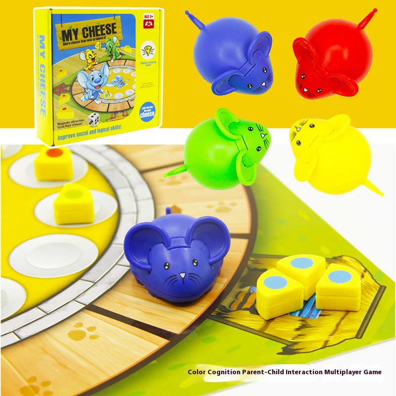 Board Game Multiplayer - 마우스 치즈 어린이 보드 게임 장난감