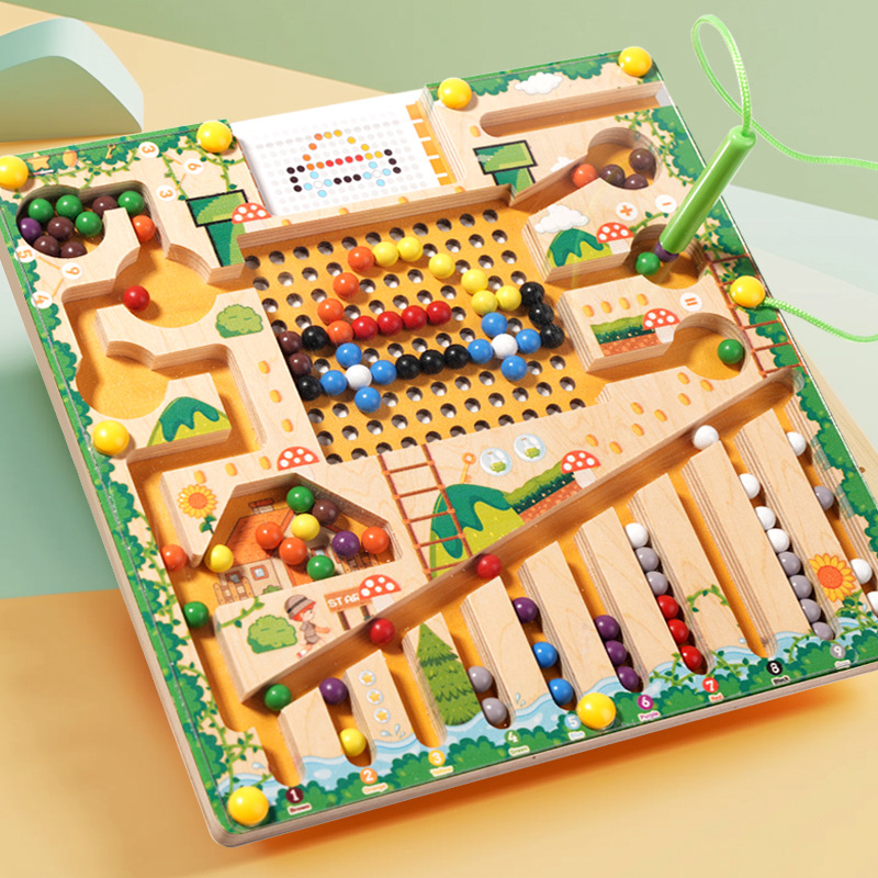 Board Game Education - 자기 정렬 게임 몬테소리 퍼즐 장난감
