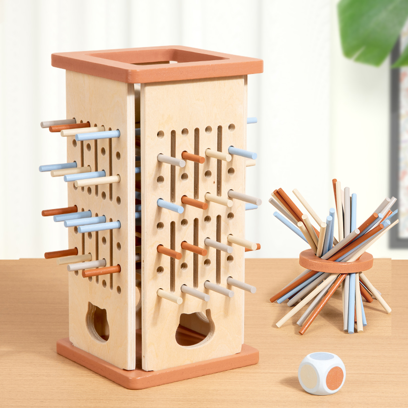 Board Game Education - 나무 막대기 보드 게임 몬테소리 게임