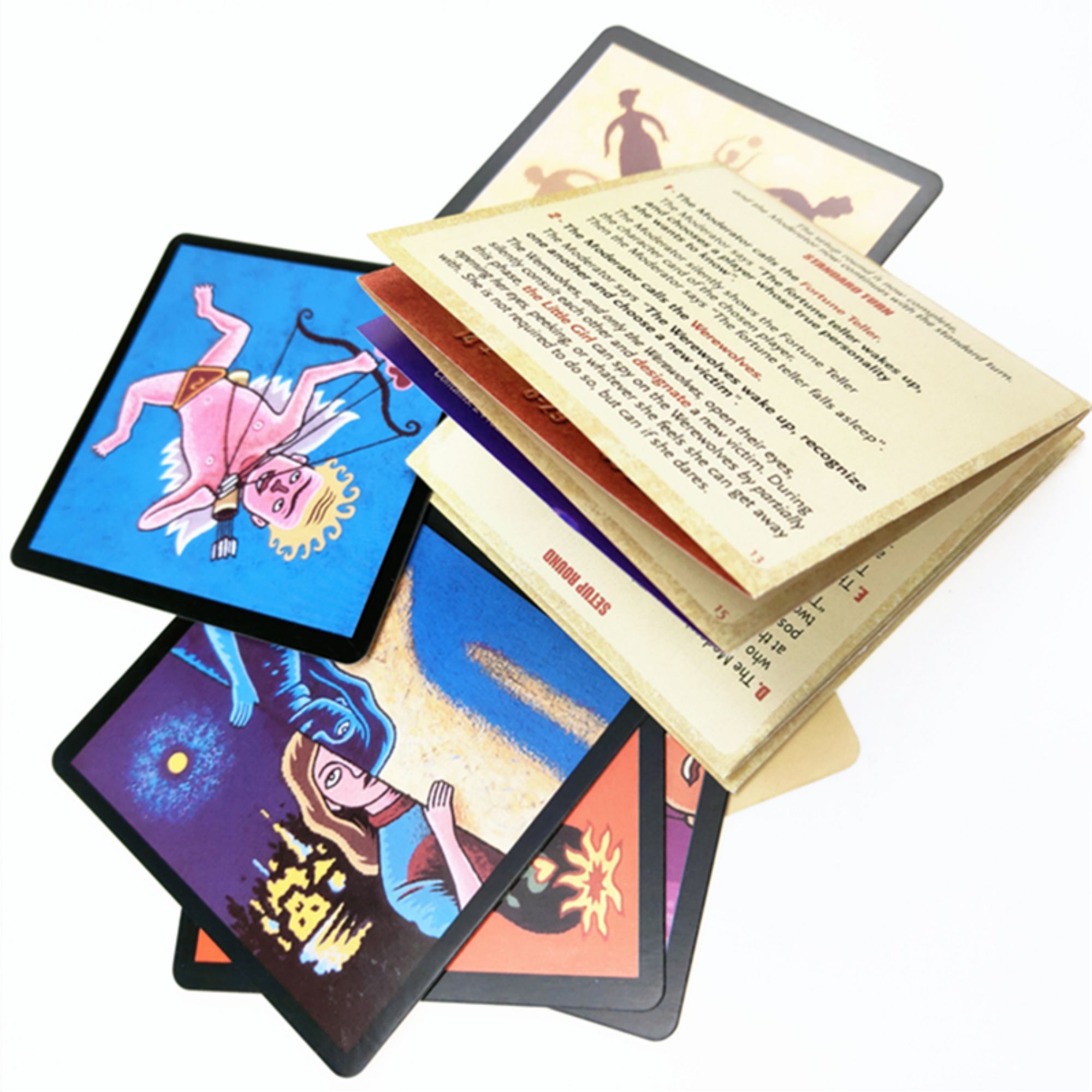 Board Game Werewolf - 늑대인간 카드(A) 24 테이블 게임 종이