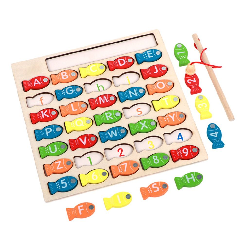 Board Game Education - 나무 낚시 조기 교육 퍼즐 보드