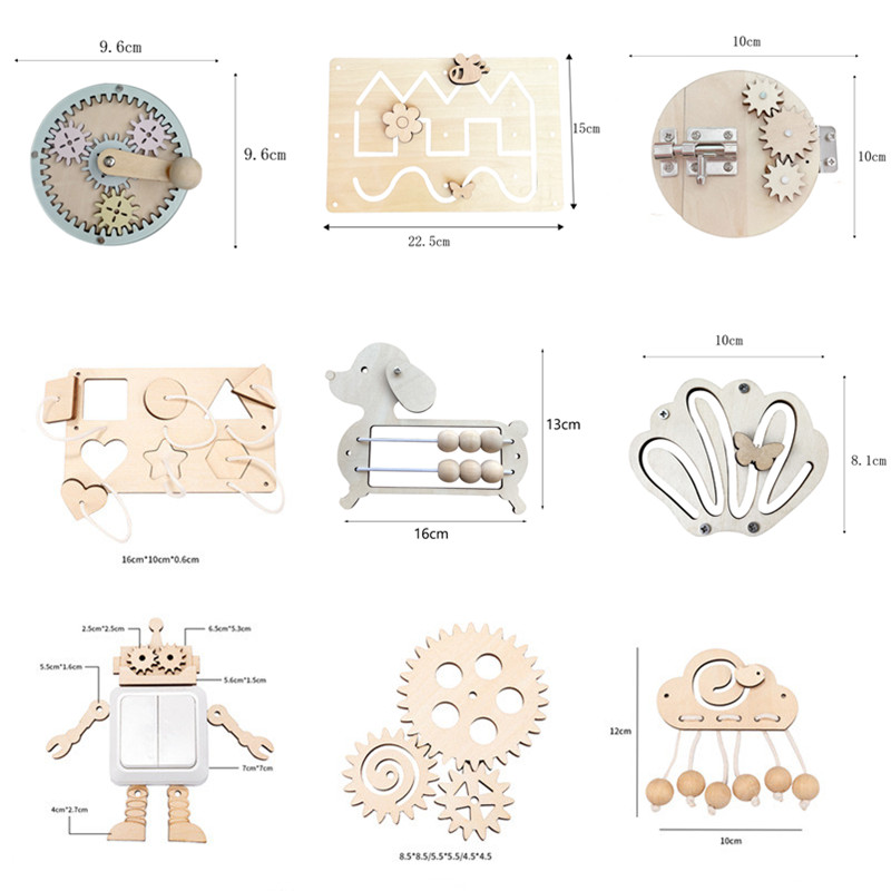 어린이 비지 보드 DIY 액세서리, 아기 활동 미세 운 - Board Game Education 리뷰 및 가격