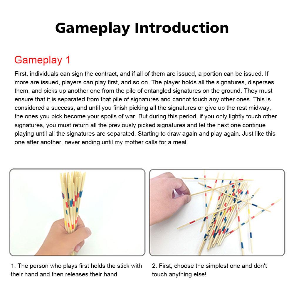 1 세트 전통적인 Mikado Spiel 상자가있는 스 - Board Game Multiplayer 리뷰 및 가격