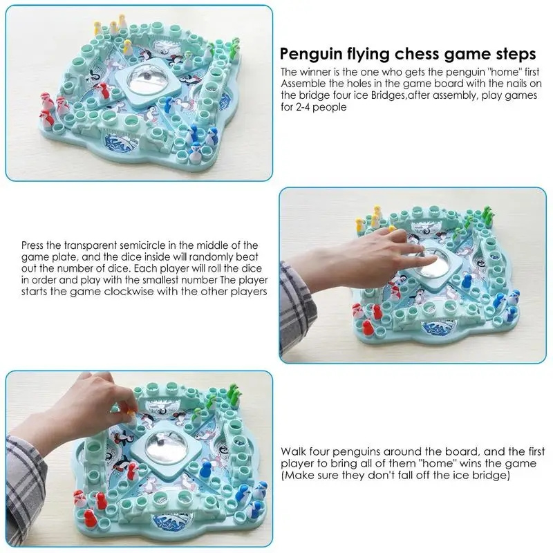 멀티플레이어 펭귄 플라잉 체스 파티 보드 게임, 가족  - Board Game Multiplayer 리뷰 및 가격
