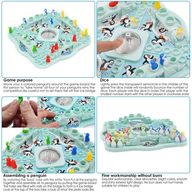 멀티플레이어 펭귄 플라잉 체스 파티 보드 게임, 가족  - Board Game Multiplayer 리뷰 및 가격